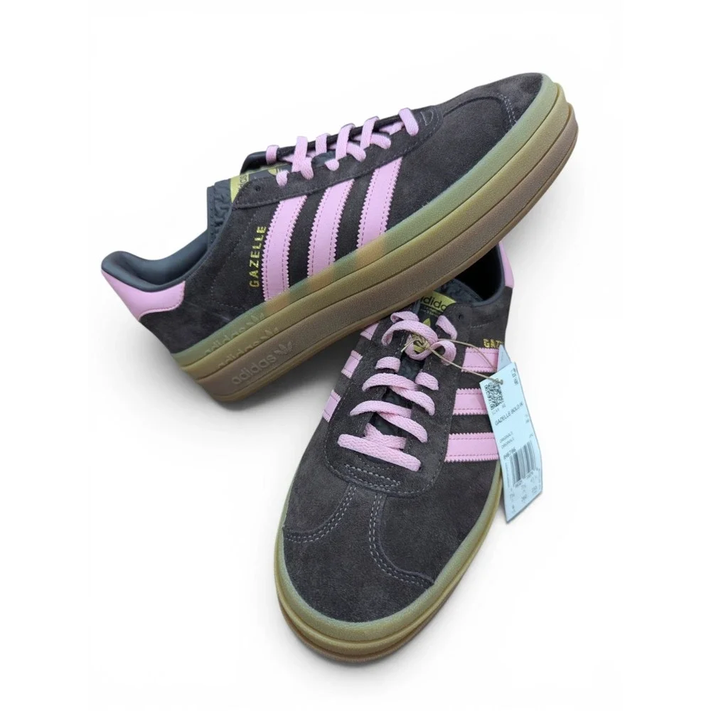 Adidas Gazelle Bold W IH6786 Aurora Coffee Pink Gum Sole Women's Size 9 NWT